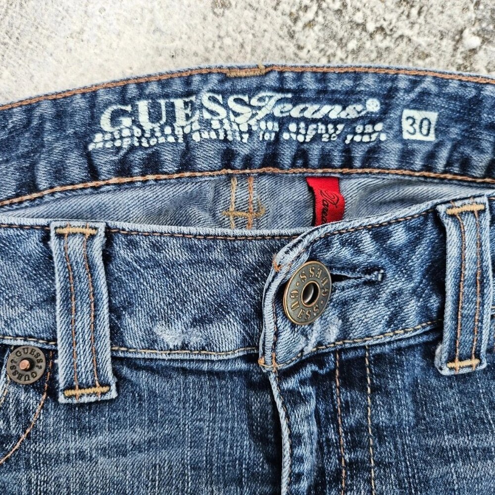Guess Jeans Women Denim Jeans Blue Cotton Slim Fit Jean Size 30 - Picture 12 of 13